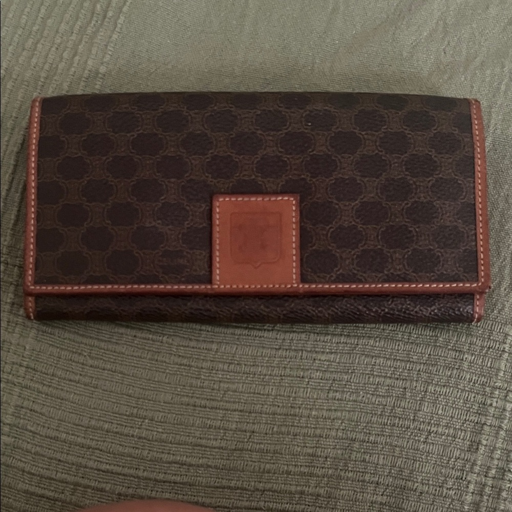Celine Tan Leather Wallet